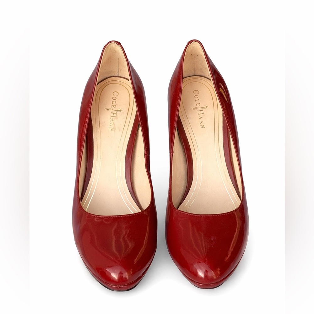 Cole Haan Red Patent Leather Women's Pumps - Picture 1 of 4